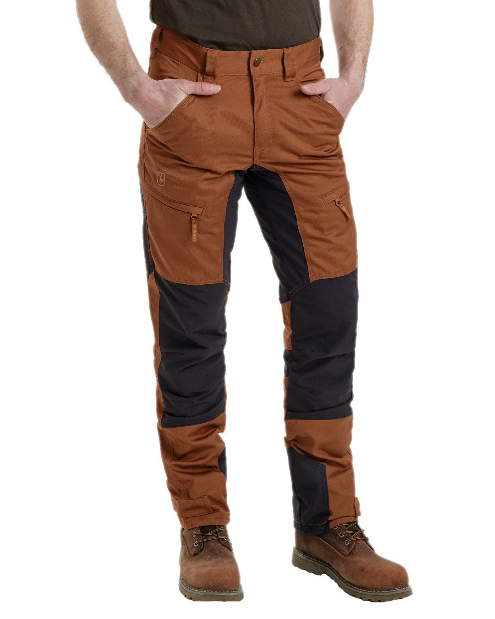 Deerhunter Rogaland Men's Contrast Stretch Hiking Pants - Lightweight Quick-Dry Outdoor Adventure Trousers for Camping & Trekking