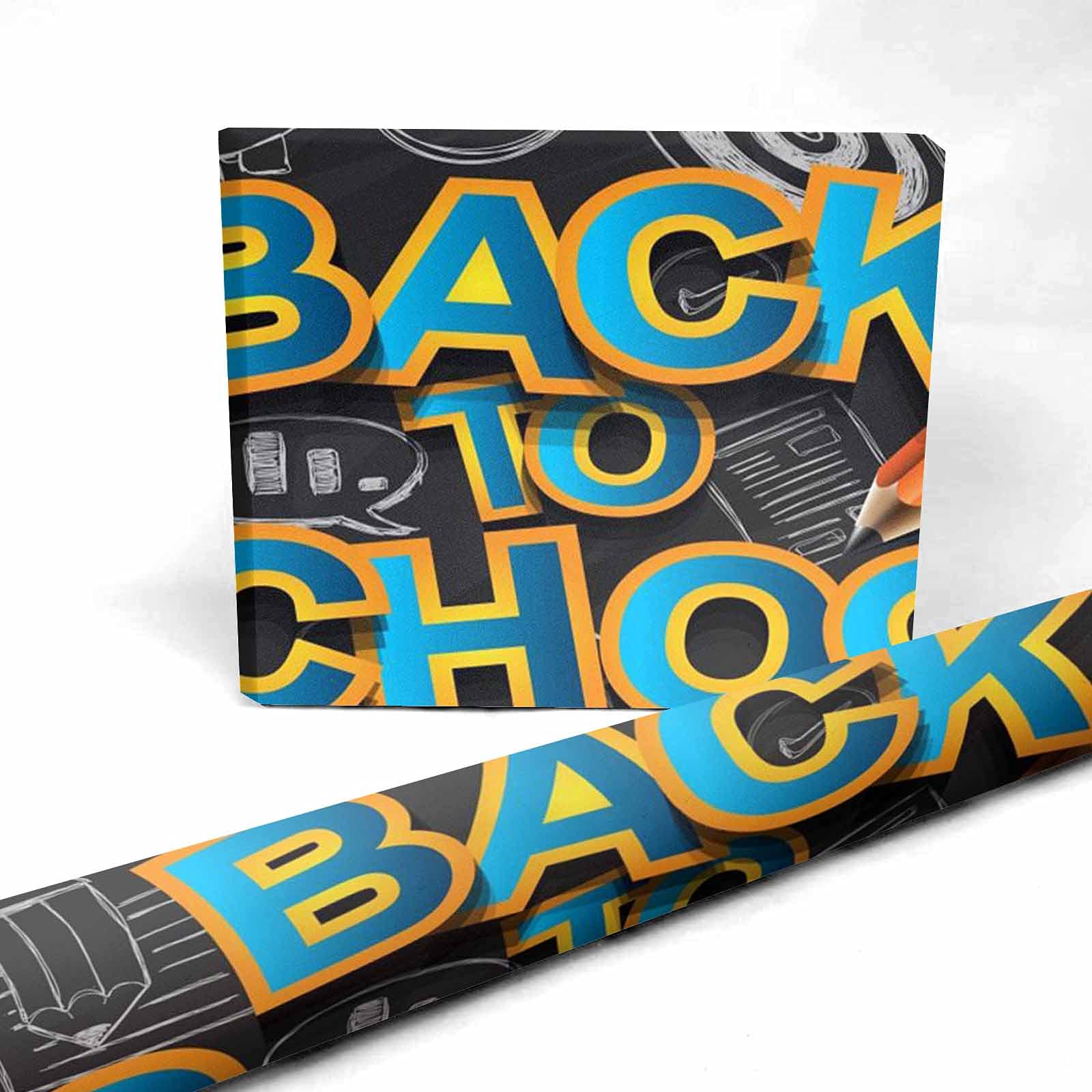 InterestPrint Scratchboard & Rubber Gift Wrapping Paper - 1 Sheet for Computers, Birthdays, Holidays & Parties | Perfect for DIY Crafts, Present Wrapping & Special Occasions