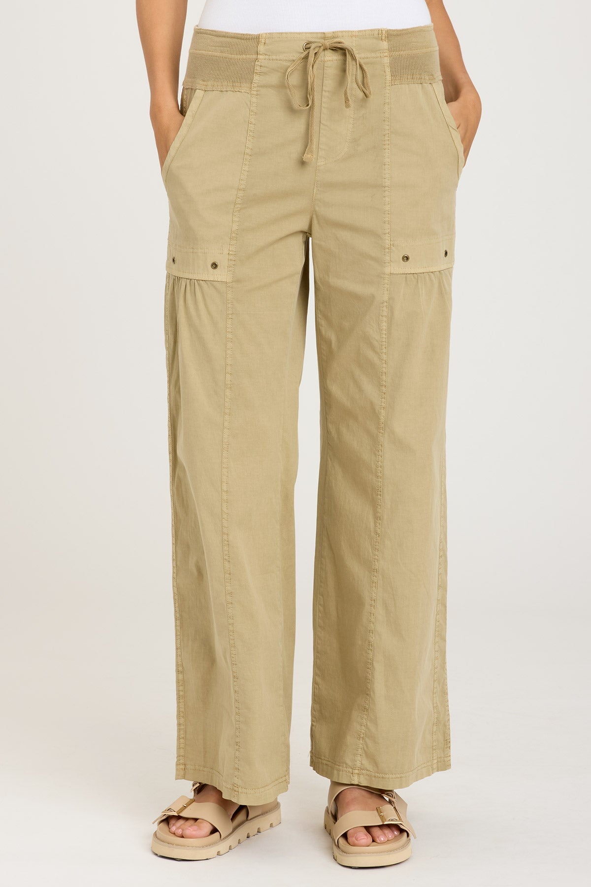 Nisha Women's Wide Leg Linen Pants - Comfortable High Waist Casual Trousers for Summer | Perfect for Beach, Vacation, and Everyday Wear