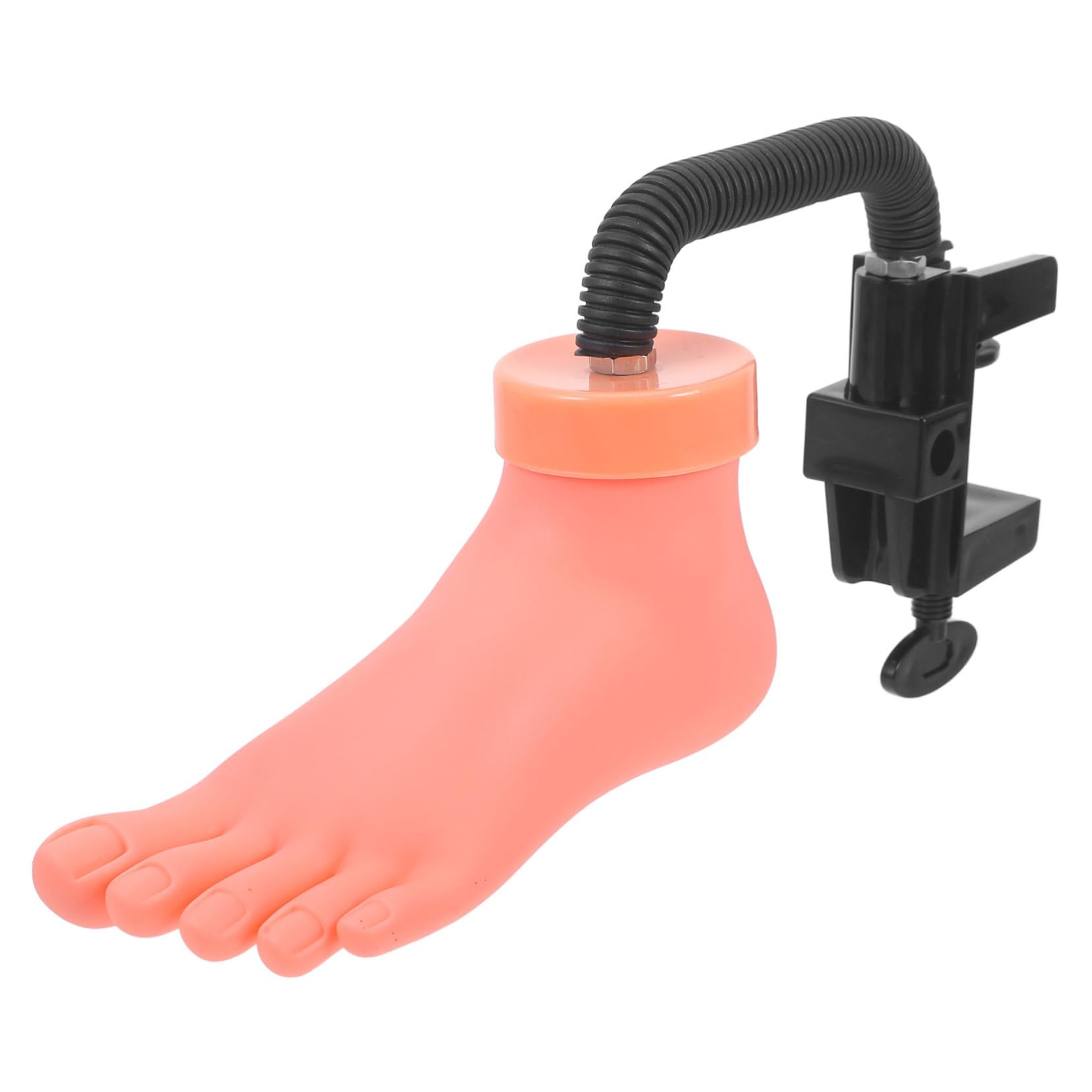 Professional Nail Art Training Mannequin Foot - Bendable Fake Toe Model for Salon Practice & Nail Art Design - Perfect for Beginners, Students & Professionals (Pink) | Ideal for Nail Tech Training, DIY Nail Art & Salon Demonstrations