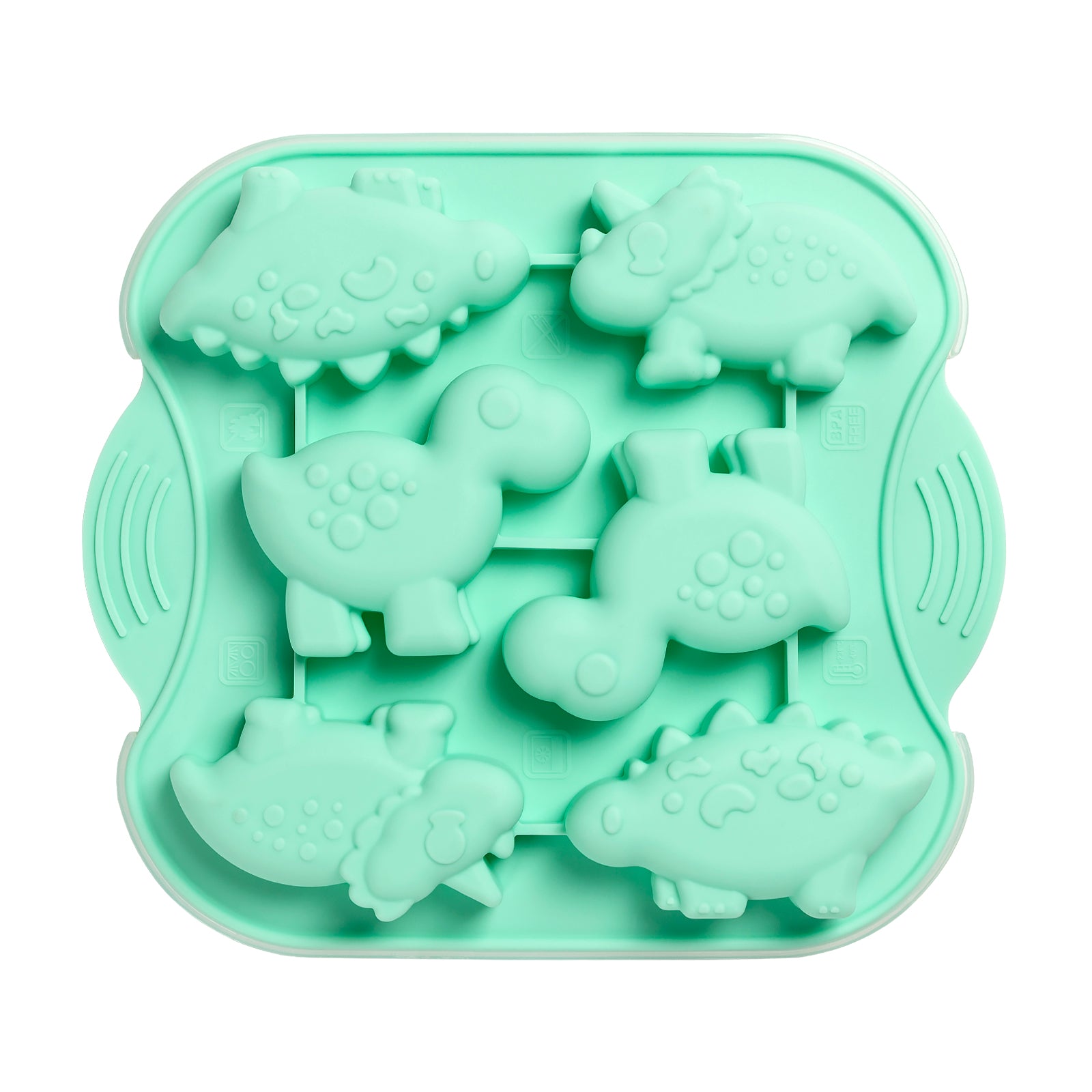 Dinosaur Silicone Mold for Baking & Crafts - Perfect for DIY Cupcakes, Chocolate, Resin, Soap Making & Kids Party Decorations