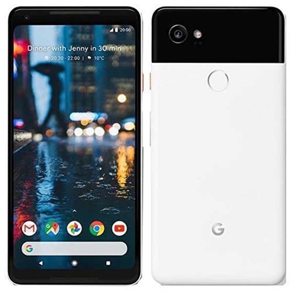 Google Pixel 2 XL 64GB Unlocked Smartphone - Black & White (Verizon Compatible) for Travel, Business & Photography