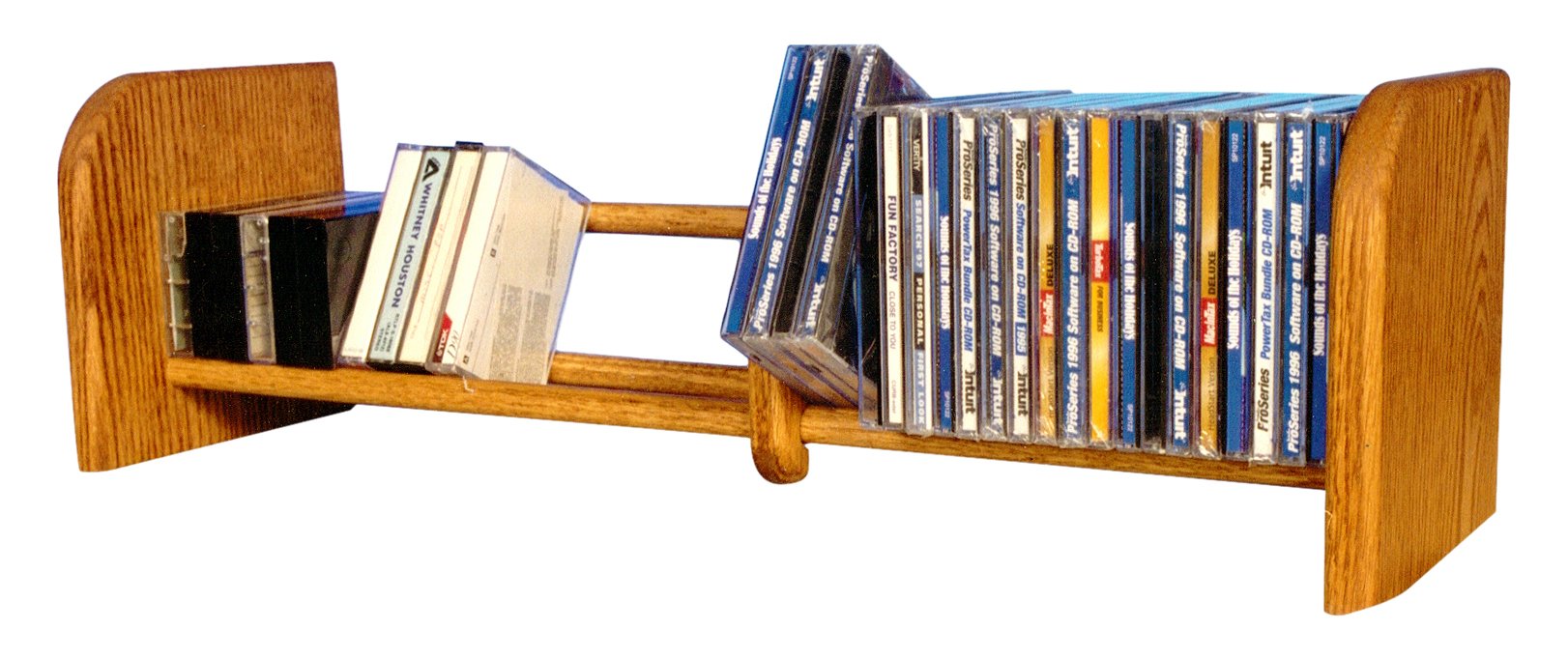 Dowel Style CD Storage Rack - 101 CD Rack - 7.25