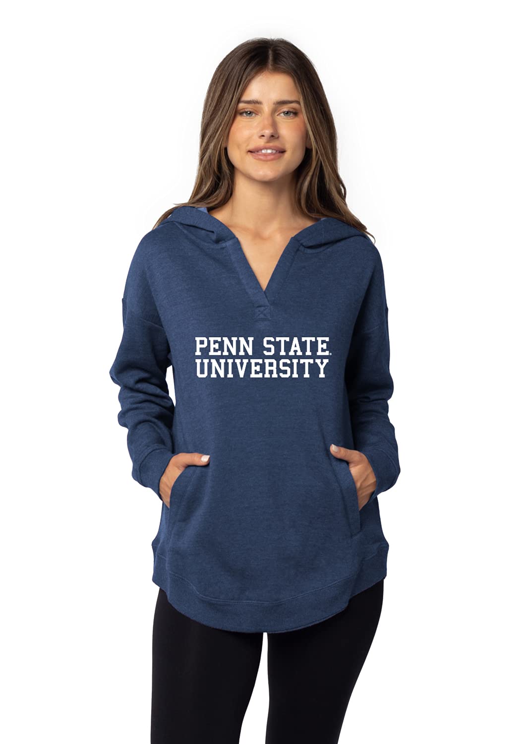 Chicka-D Women's Cozy Fleece Hoodie for Work from Home & Lounge - Soft Pullover Sweatshirt for Remote Work, Relaxing & Casual Wear