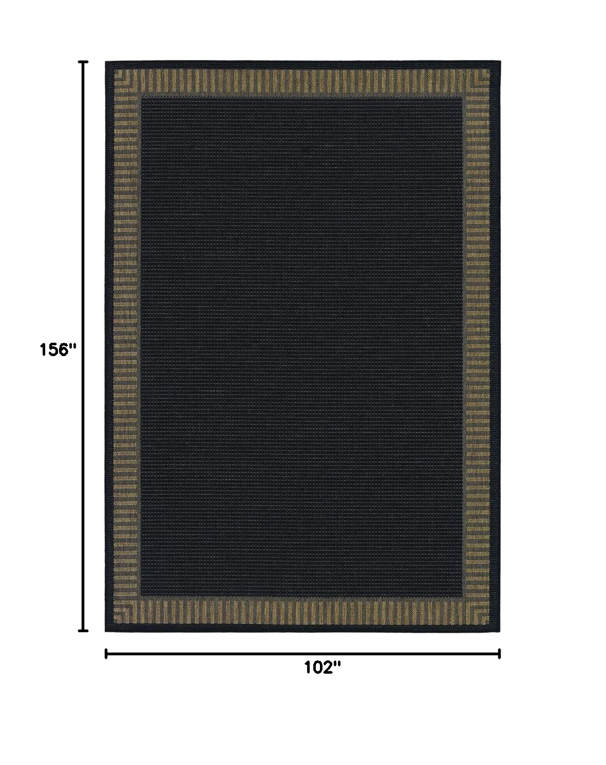 Couristan Recife Wicker Rug 8'6