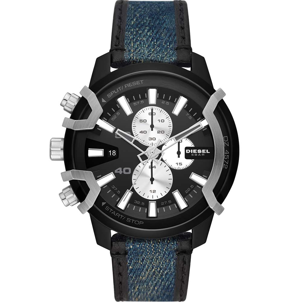 Diesel DZ4572 Griffed Chronograph Men's Watch - Stylish Analog Quartz Wristwatch for Casual & Business Wear