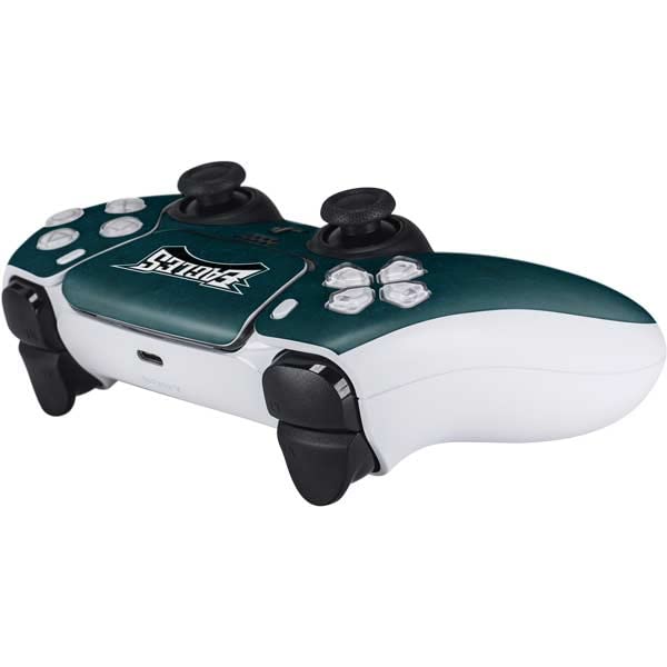 Officially Licensed NFL Philadelphia Eagles Distressed Design PS5 Controller Skin - Custom Gaming Decal for Sony PlayStation 5 | Perfect for Gaming Enthusiasts & Eagles Fans