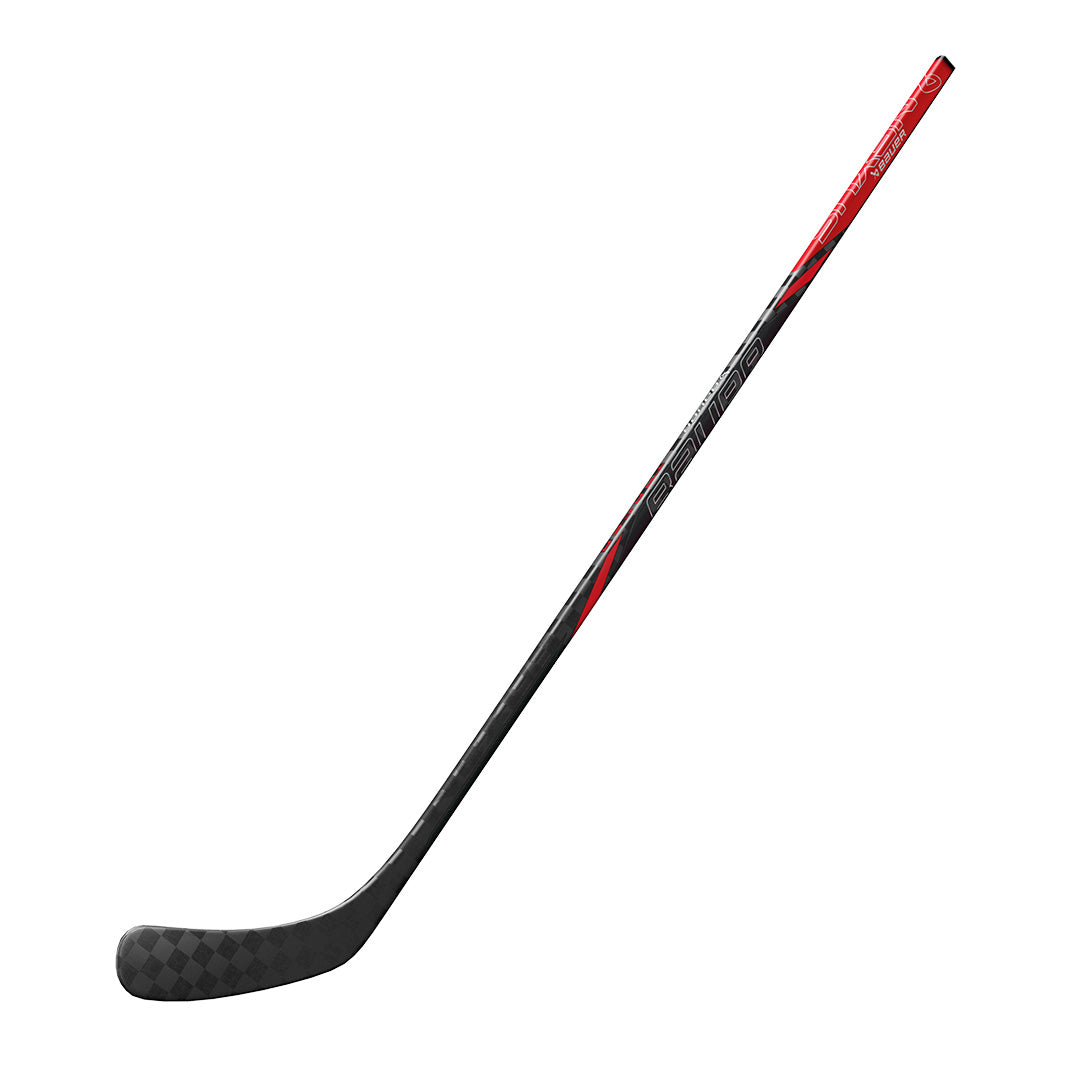 Bauer Nexus Tracer Senior Hockey Stick - Right Handed, Red - Professional Ice Hockey Stick for Adult Players - Perfect for Games, Practice & Training Sessions