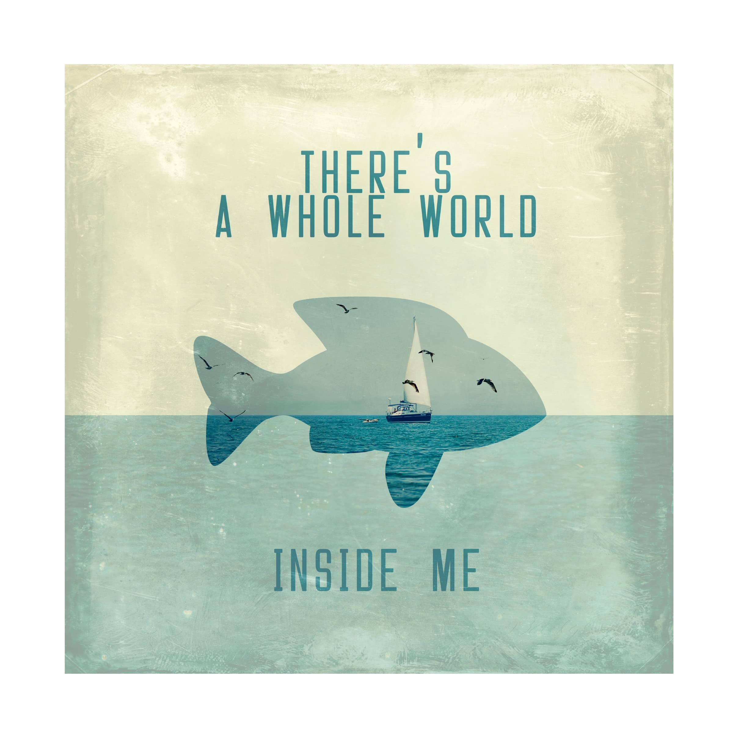 Paula Belle Flores 'There Is A World Inside of Me' Canvas Wall Art Print - Modern Home Decor for Living Room, Bedroom & Office