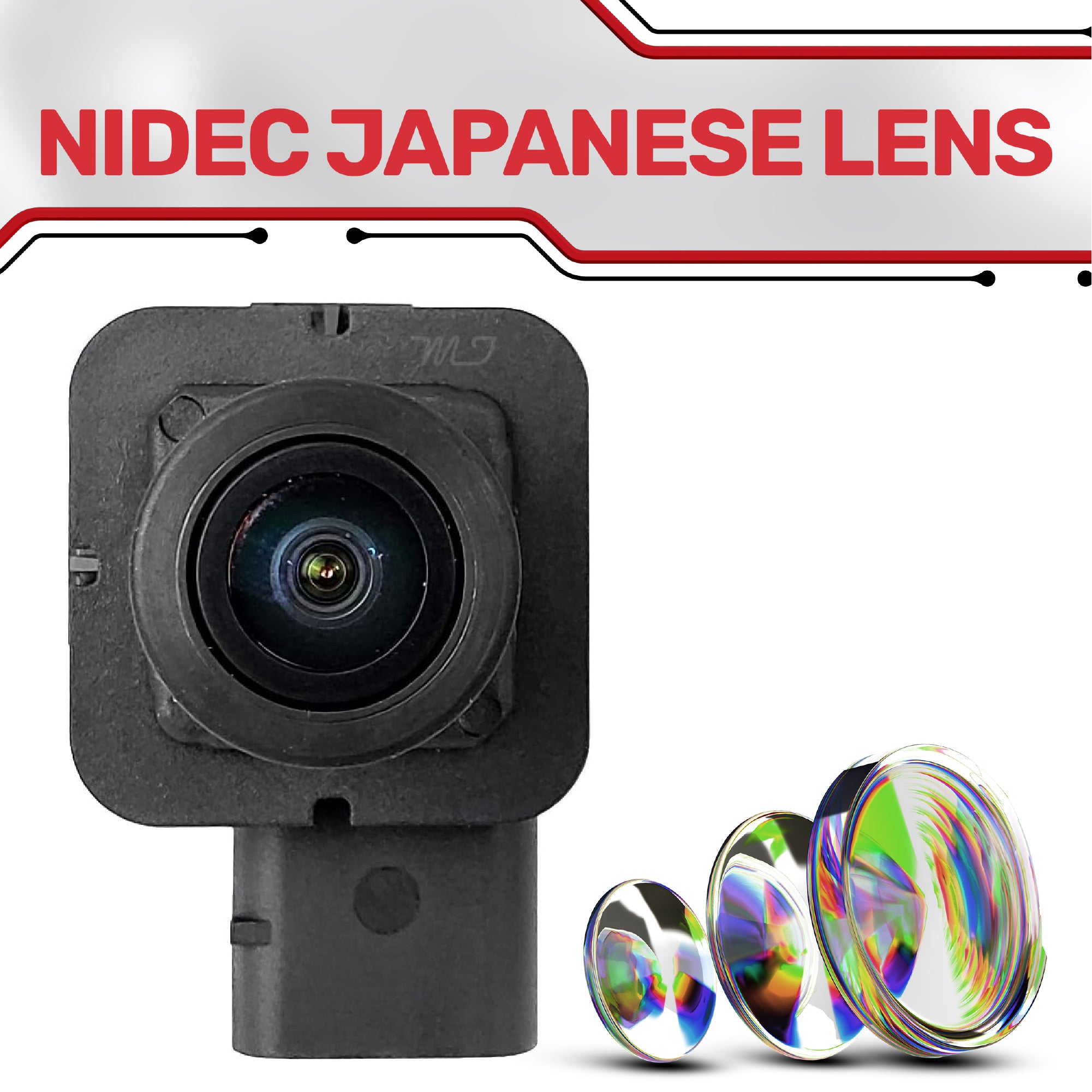2014-2017 Ford Fiesta Sedan OEM Backup Camera Replacement - Part #D2BZ-19G490B/D - Perfect for Parking Assistance & Nighttime Visibility
