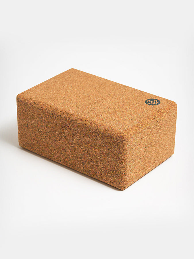 Manduka Cork Yoga Block - Eco-Friendly & Non-Slip Yoga Support for Alignment & Balance - Perfect for Yoga, Pilates & Meditation Practice at Home or Studio