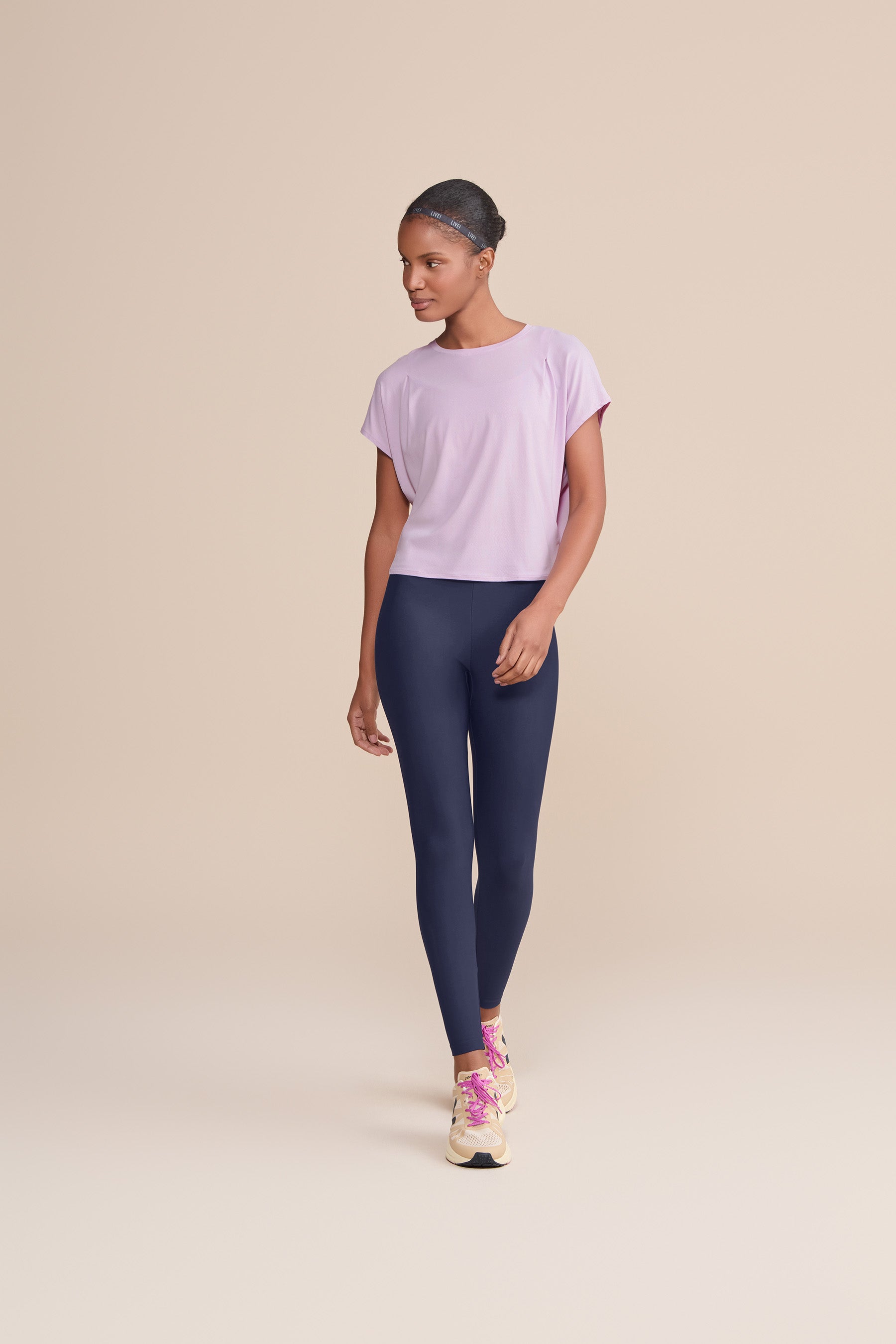 Comfort Pleat T-Shirt for Women - Soft Breathable Casual Tee - Perfect for Everyday Wear, Workouts & Layering