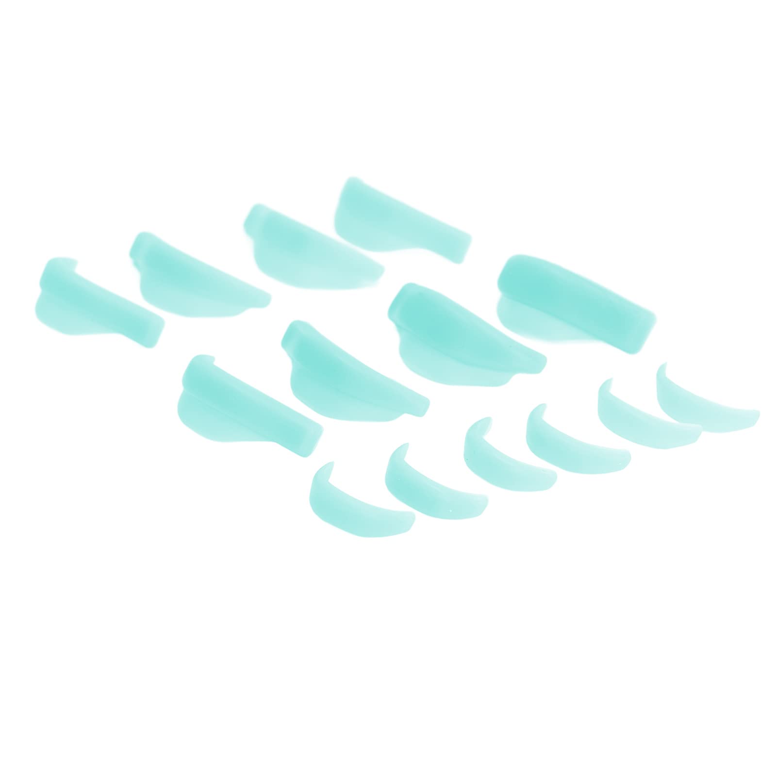 Professional Lash Lift Shields - 7 Ergonomic Sizes for Perfect Eyelash Lifting | Salon-Grade Beauty Tools (Green) | Ideal for Lash Extensions & Eye Makeup Services