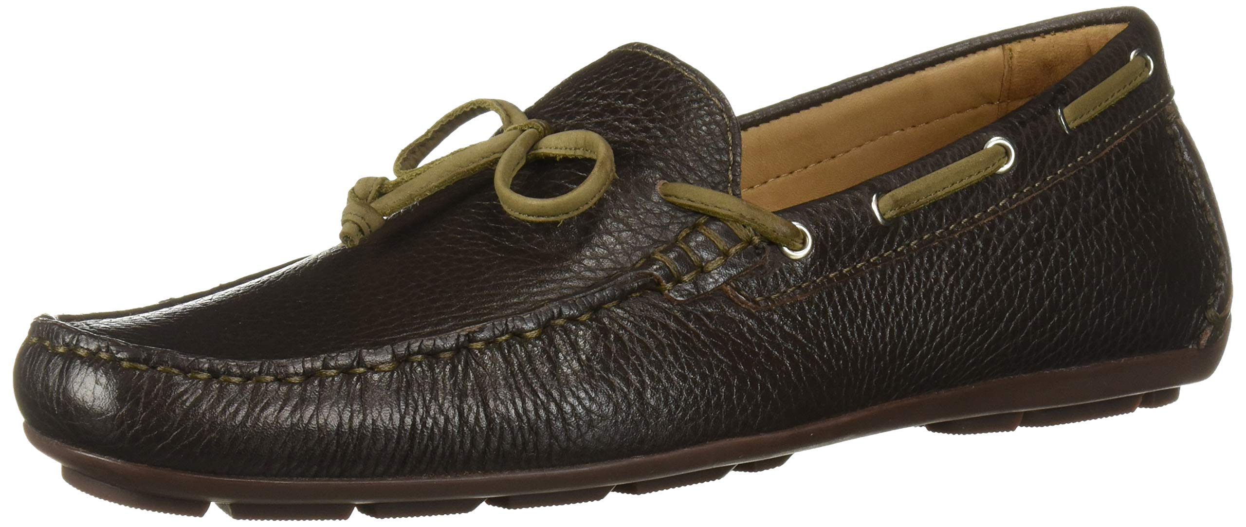 Driver Club USA Men's Genuine Leather Brazilian-Made Tiebow Loafers - Comfortable Driving Shoes for Business Casual & Office Wear