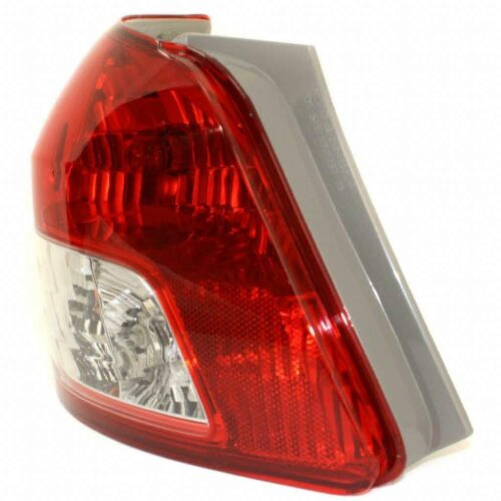 2007-2012 Toyota Yaris Sedan Tail Lights Pair - Driver & Passenger Side Rear Replacement for Base Model (Fits TO2818133, TO2819133, 8155152600, 8156152550) | Perfect for Night Driving & Enhanced Vehicle Safety