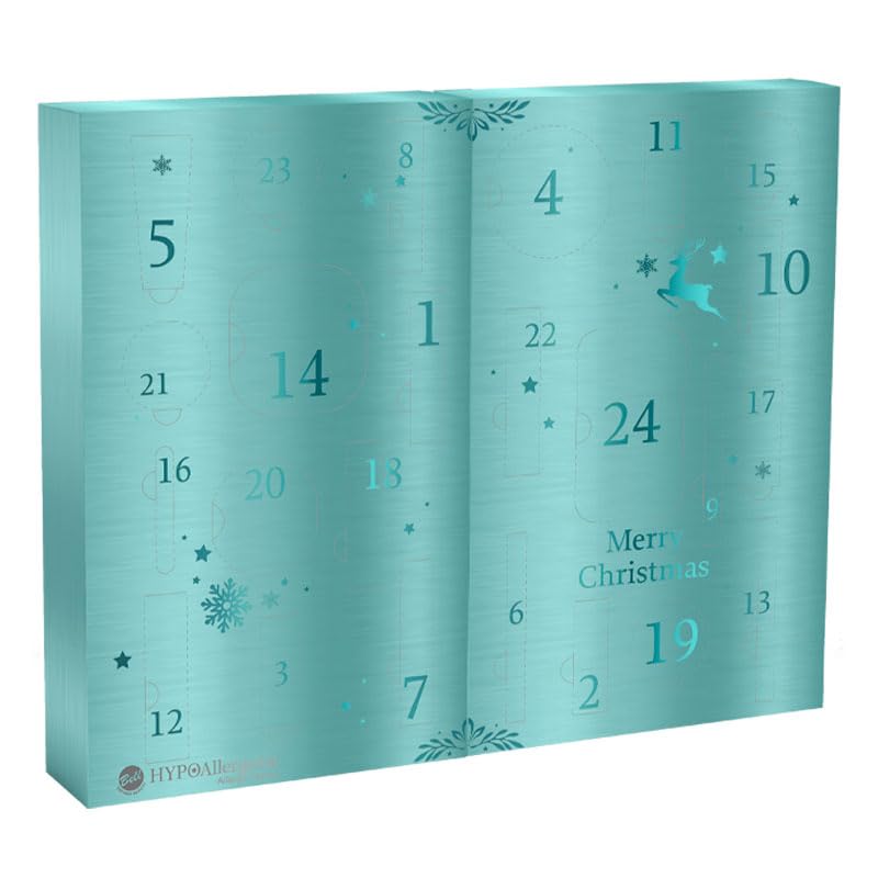 24-Piece Hypoallergenic Makeup Advent Calendar | Beauty Gifts for Christmas