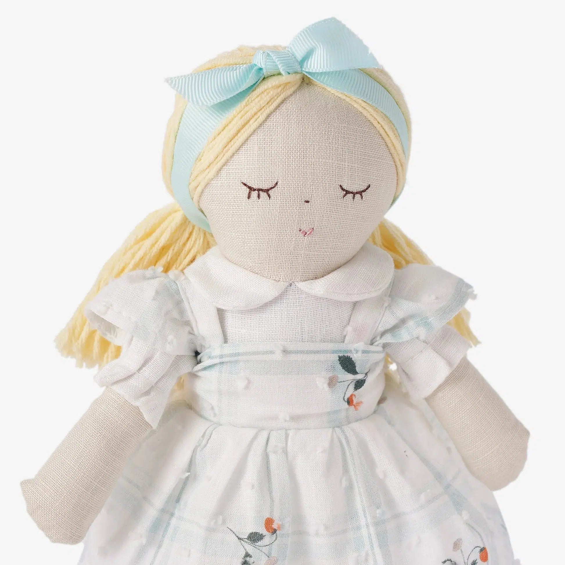 Premium Baby Linen Doll Gift Set - My First Doll for Newborns & Toddlers | Soft & Safe Cuddly Toy for Nursery, Playtime & First Birthday Gifts