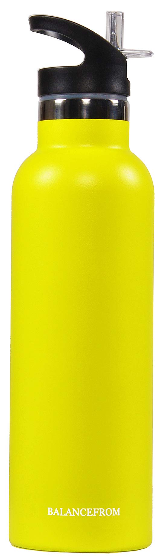 Signature Fitness Double-Wall Vacuum Insulated Stainless Steel Water Bottle - 3 Leakproof Lids, 20oz/32oz, 12 Colors - Perfect for Gym, Hiking & Office Hydration