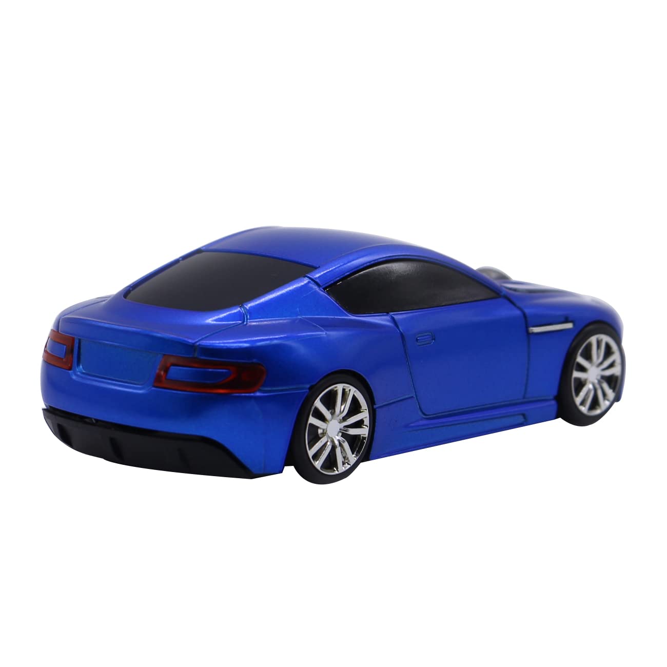 Wireless 3D Optical Sports Car Mouse - 2.4GHz 1000DPI LED Gaming Mouse for PC Laptop Desktop Computer (Blue) | Perfect for Gaming, Office Work & Home Use