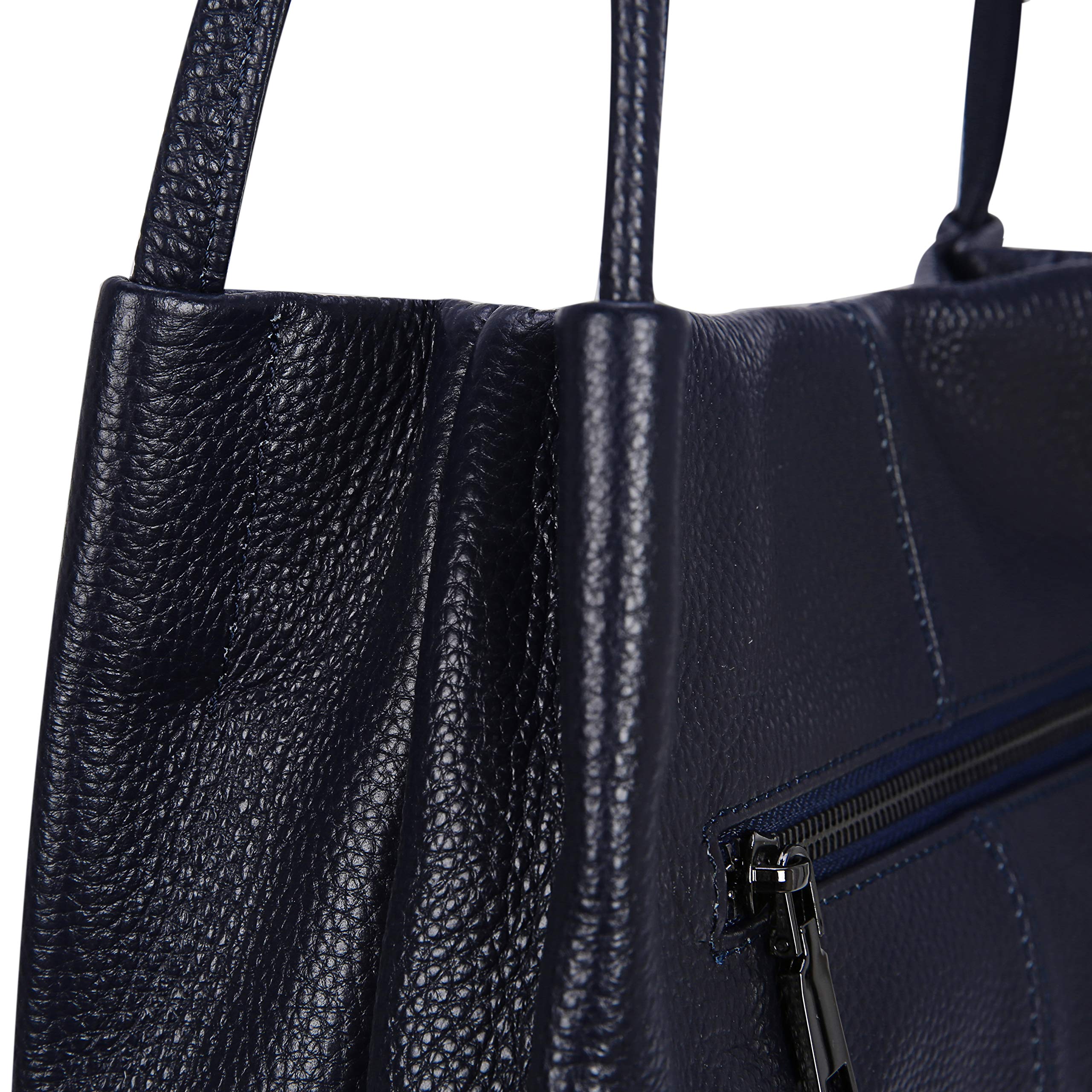 Genuine Leather Tote Bucket Bag for Women - Stylish Hobo Shoulder Purse & Handbag - Perfect for Work, Travel & Everyday Use