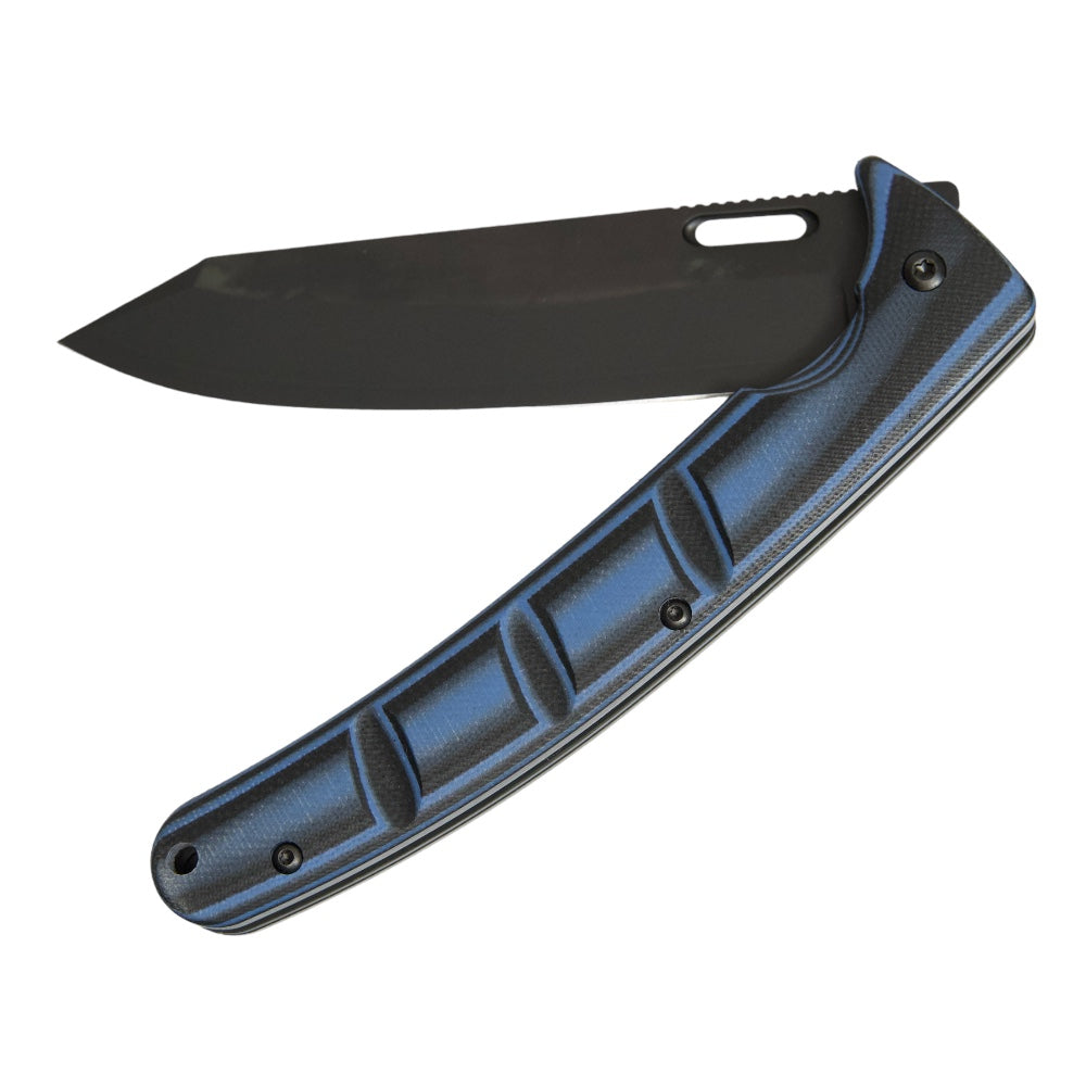 Premium Yu Kurosaki SG2 Folding Pocket Knife - Japanese Damascus Steel Blade, Compact EDC Knife for Camping, Hiking & Outdoor Adventures
