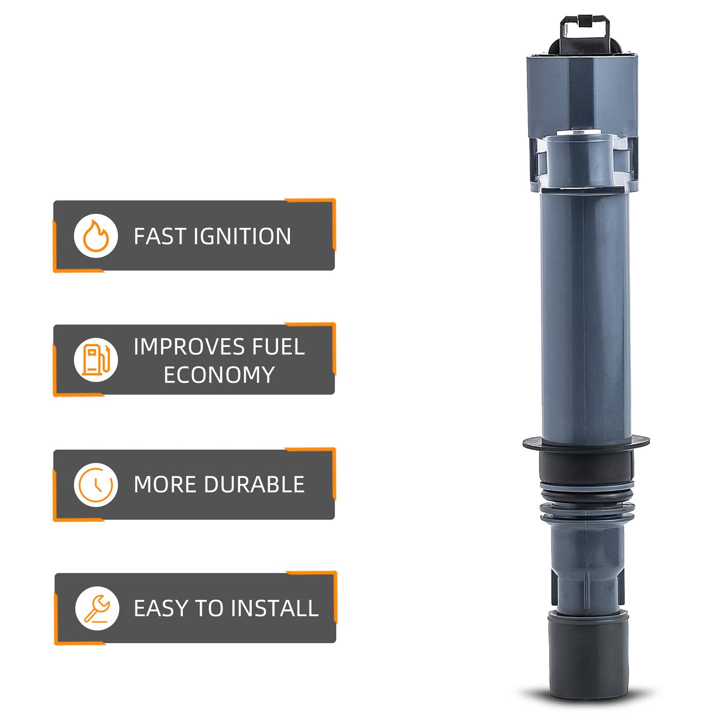 High-Performance Ignition Coil Pack for Dodge Dakota, Durango, Nitro, Ram 1500 & Jeep Commander, Liberty, Grand Cherokee - 3.7L V6 Engine Replacement (6-Piece Set) - Perfect for Off-Roading, Daily Commuting & Engine Performance Upgrades