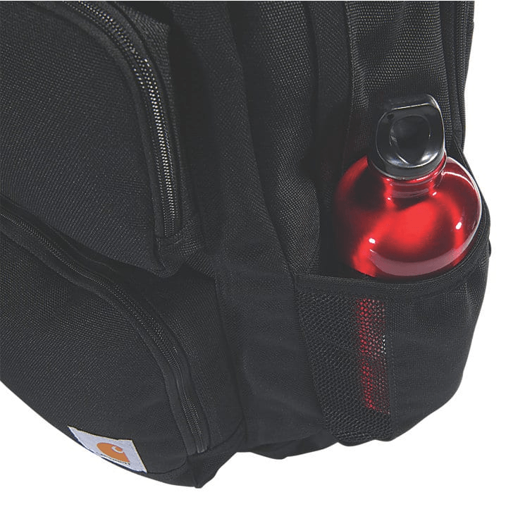 28L Dual Compartment Backpack for Travel & Work - Waterproof Laptop Backpack with USB Charging Port - Perfect for Commuting, Hiking & College Students (Black)