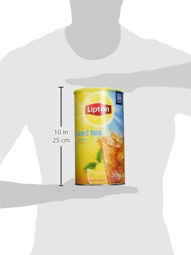 Lipton Lemon Iced Tea Mix - 38 Quarts (Pack of 6) | Refreshing Powdered Drink Mix for Summer Parties, BBQs & Office Break Rooms | Quick & Easy Cold Beverage Solution