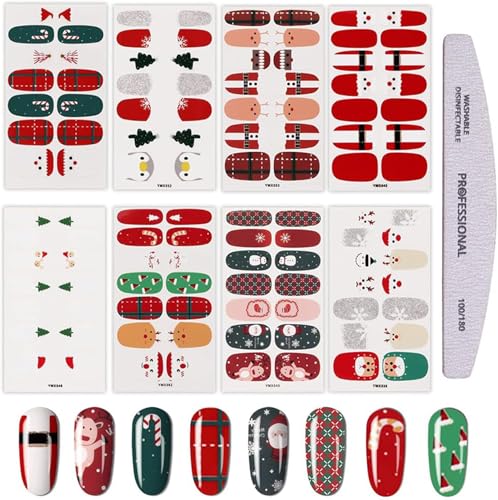 Christmas Nail Wraps-a