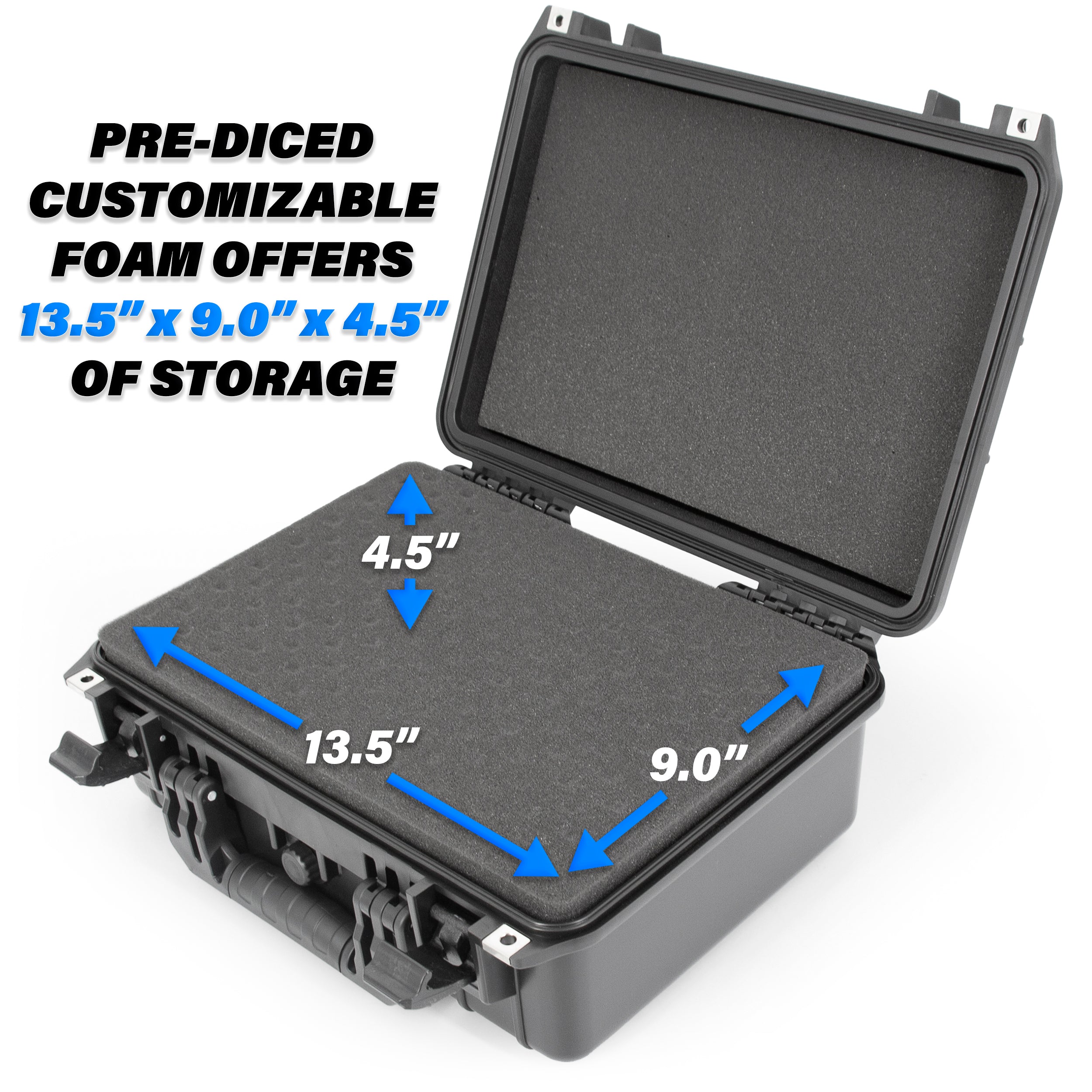 Waterproof Marine Electronics Case for Garmin Striker, Hummingbird Helix, Lowrance & Raymarine Fish Finders - Durable Protection for Boating & Fishing Gear