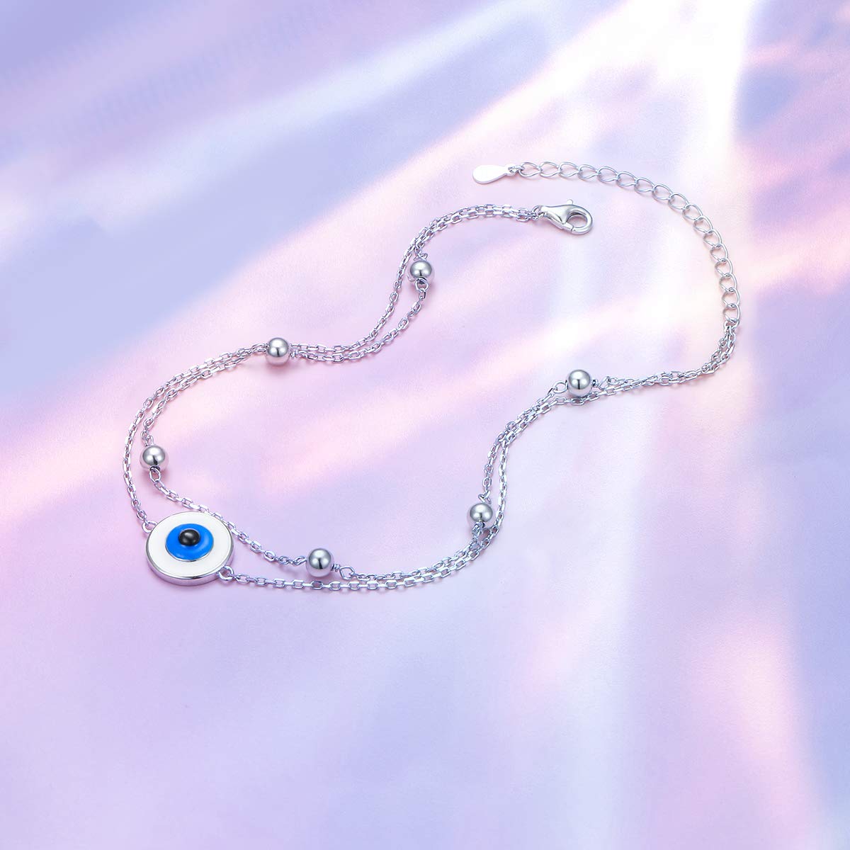 Elegant S925 Sterling Silver Adjustable Anklet for Women - Perfect for Beach, Summer & Boho Fashion Accessories