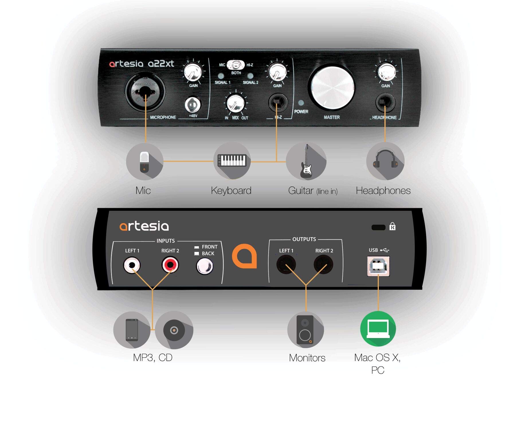 **Artesia ARB-6 Portable Recording Studio Bundle – 25-Key Xkey MIDI Keyboard, 24-Bit USB Audio Interface, Studio Headphones, Condenser Mic & Backpack – Perfect for Home Studios, Music Production & On-the-Go Recording**