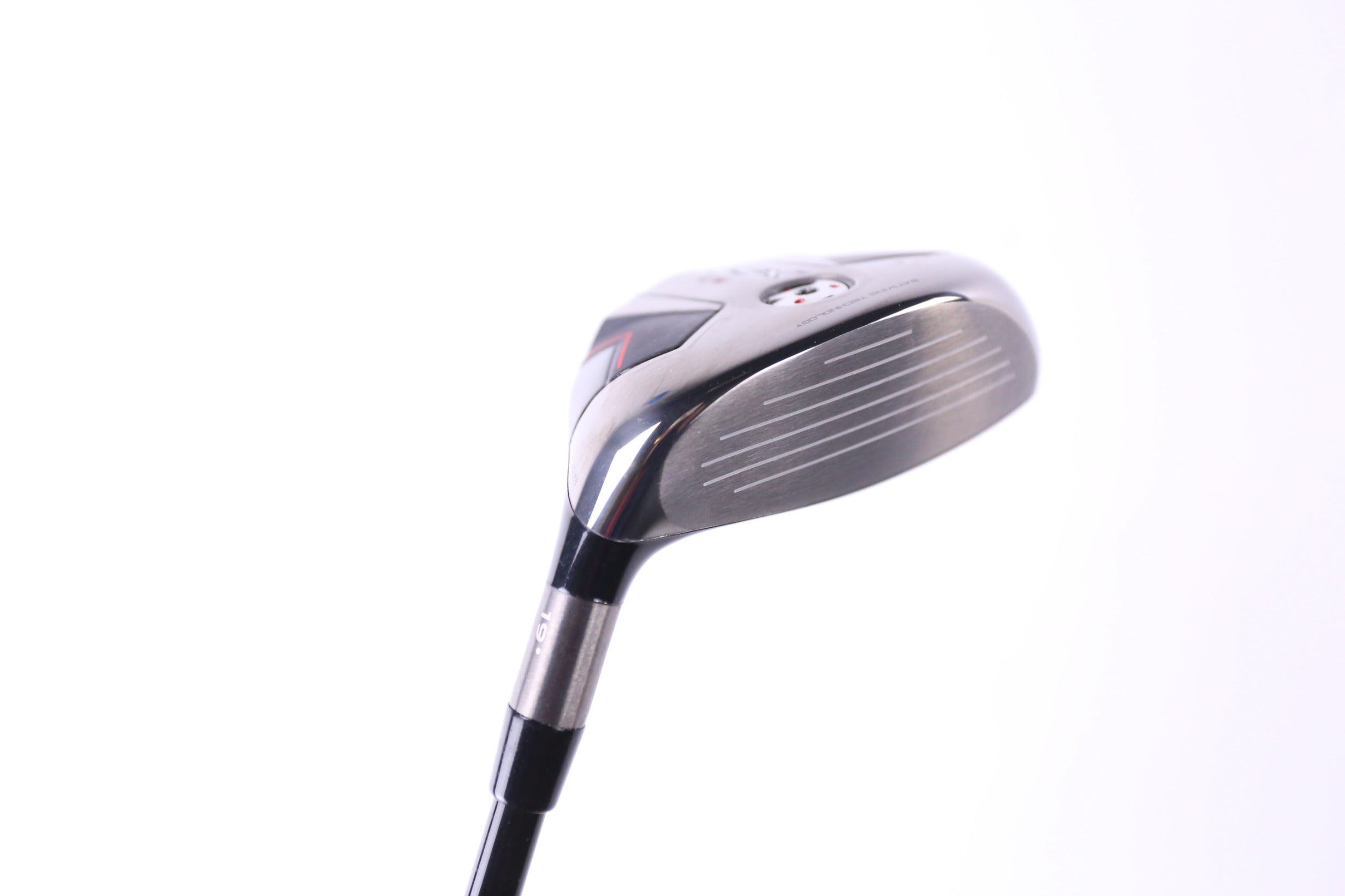 Used Callaway Apex UW 24 3H Right Handed 19° Stiff Flex Golf Hybrid Club - Perfect for Mid-Handicap Players on Fairway Shots and Rough Recovery