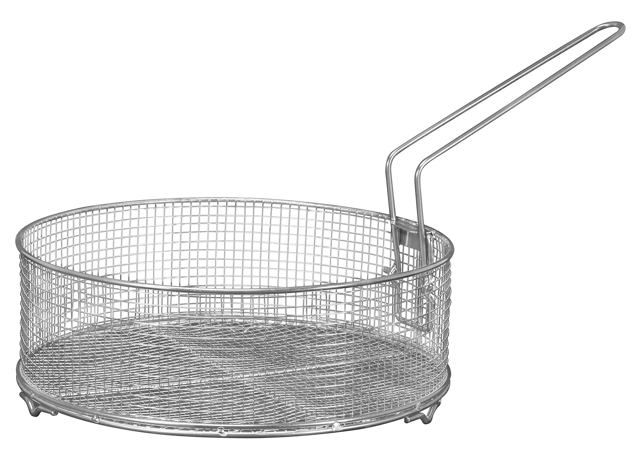 Scanpan Techniq Stainless Steel Frying Basket for Deep Fryer - Perfect for French Fries, Chicken Wings & Onion Rings - Commercial & Home Kitchen Use