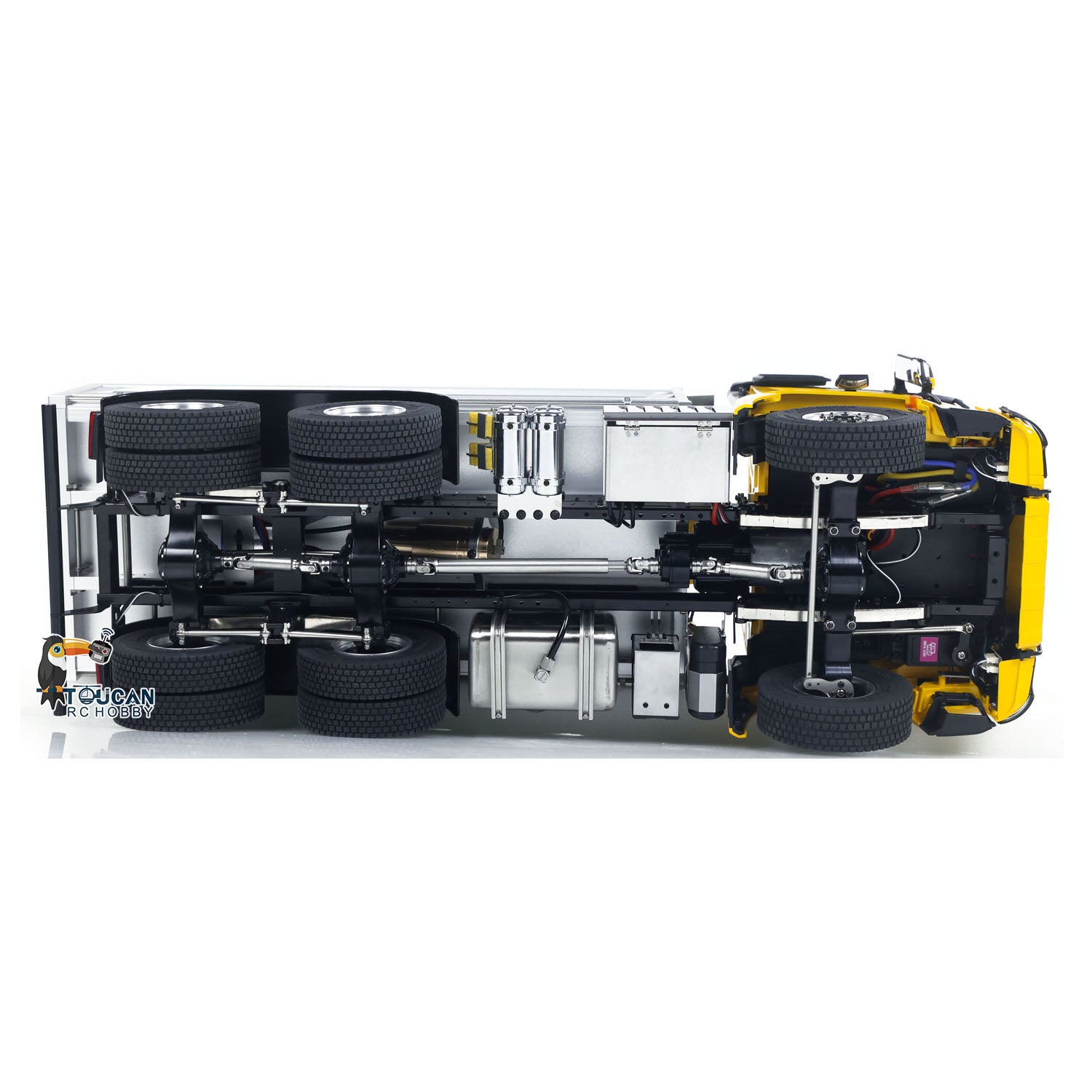 1/14 Scale RTR 6X6 RC Hydraulic Tipper Dump Truck with Metal Chassis, 2-Speed Transmission, Remote Control - Fast Free Shipping | Perfect for Construction Site Play, Off-Road Adventure & Collector's Display