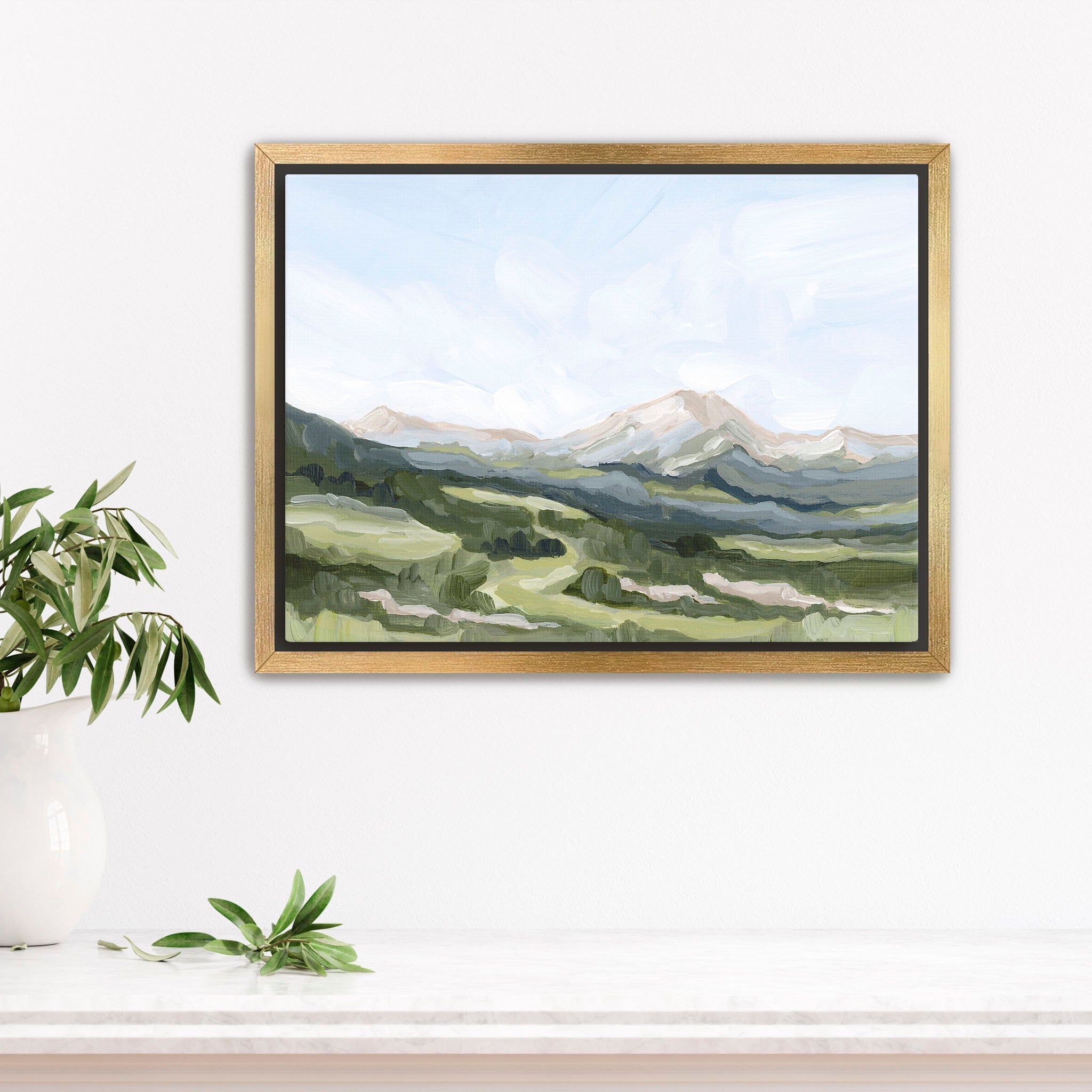 Snowmass in Spring Art Print - Stunning Landscape Wall Decor for Living Room, Bedroom & Office - Perfect Gift for Nature Lovers