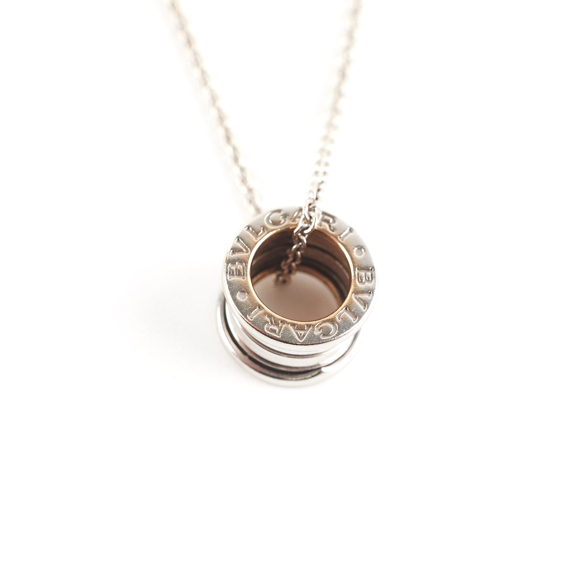 Bvlgari B Zero1 Necklace in 18K White Gold - Luxury Italian Jewelry for Women, Perfect for Weddings & Special Occasions