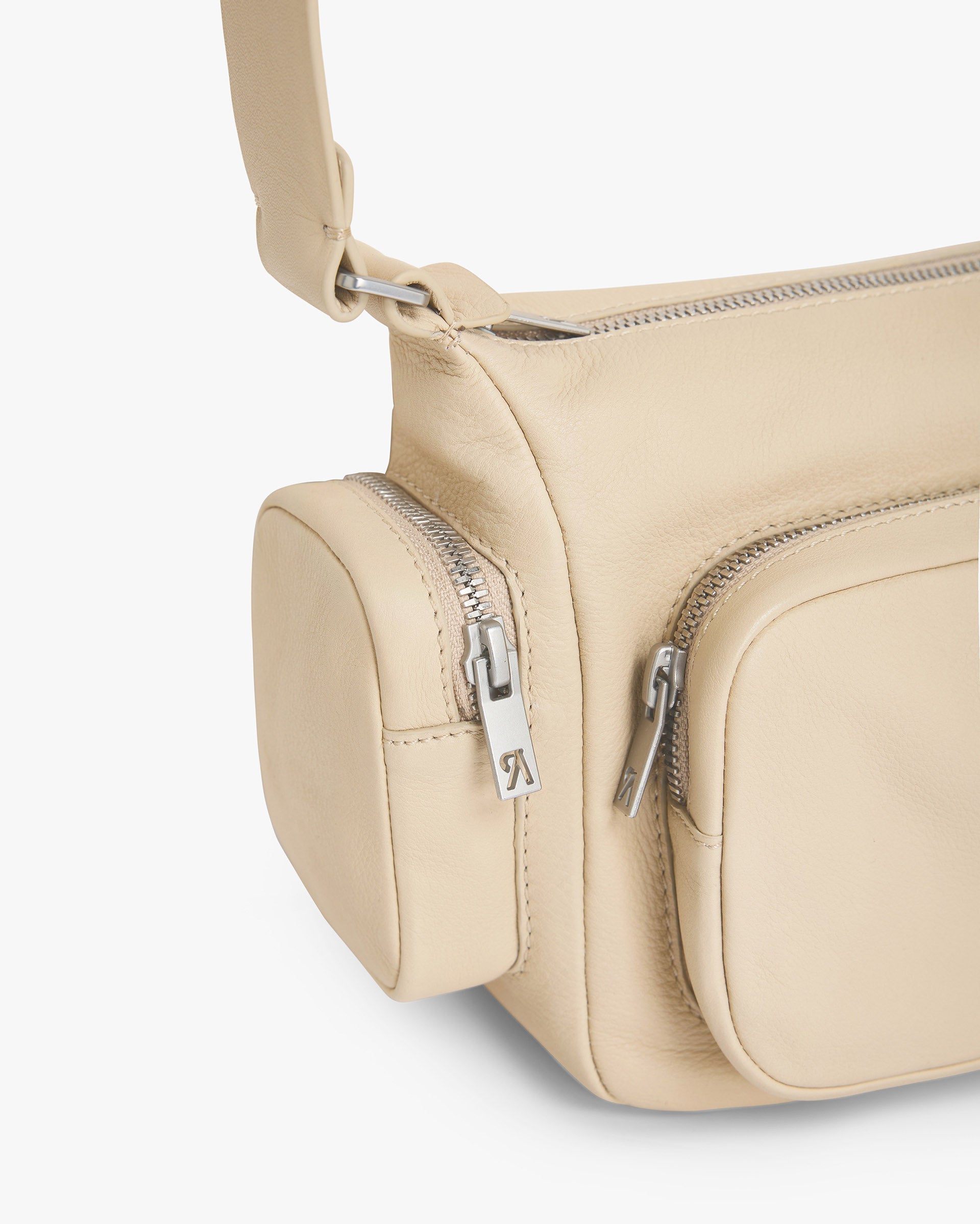 Stylish Utility Shoulder Bag in Cream - Perfect for Travel, Work & Everyday Use