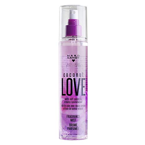 Hard Candy Love Fragrance Mist 8 oz - Floral Vanilla Body Spray for Women, Long Lasting Perfume Mist, Gift Set for Her | Perfect for Date Night, Everyday Wear & Special Occasions