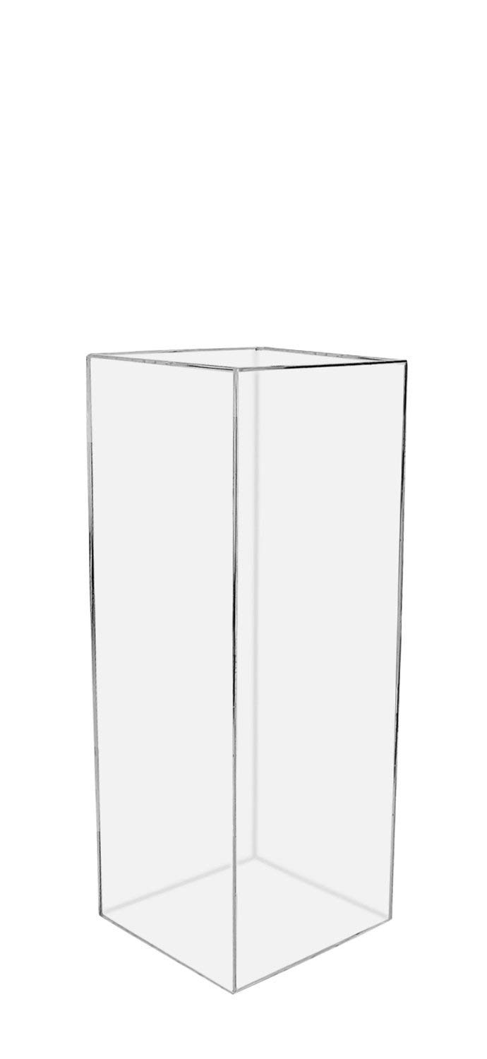 Clear Acrylic Art Sculpture Display Stand Pedestal - 12
