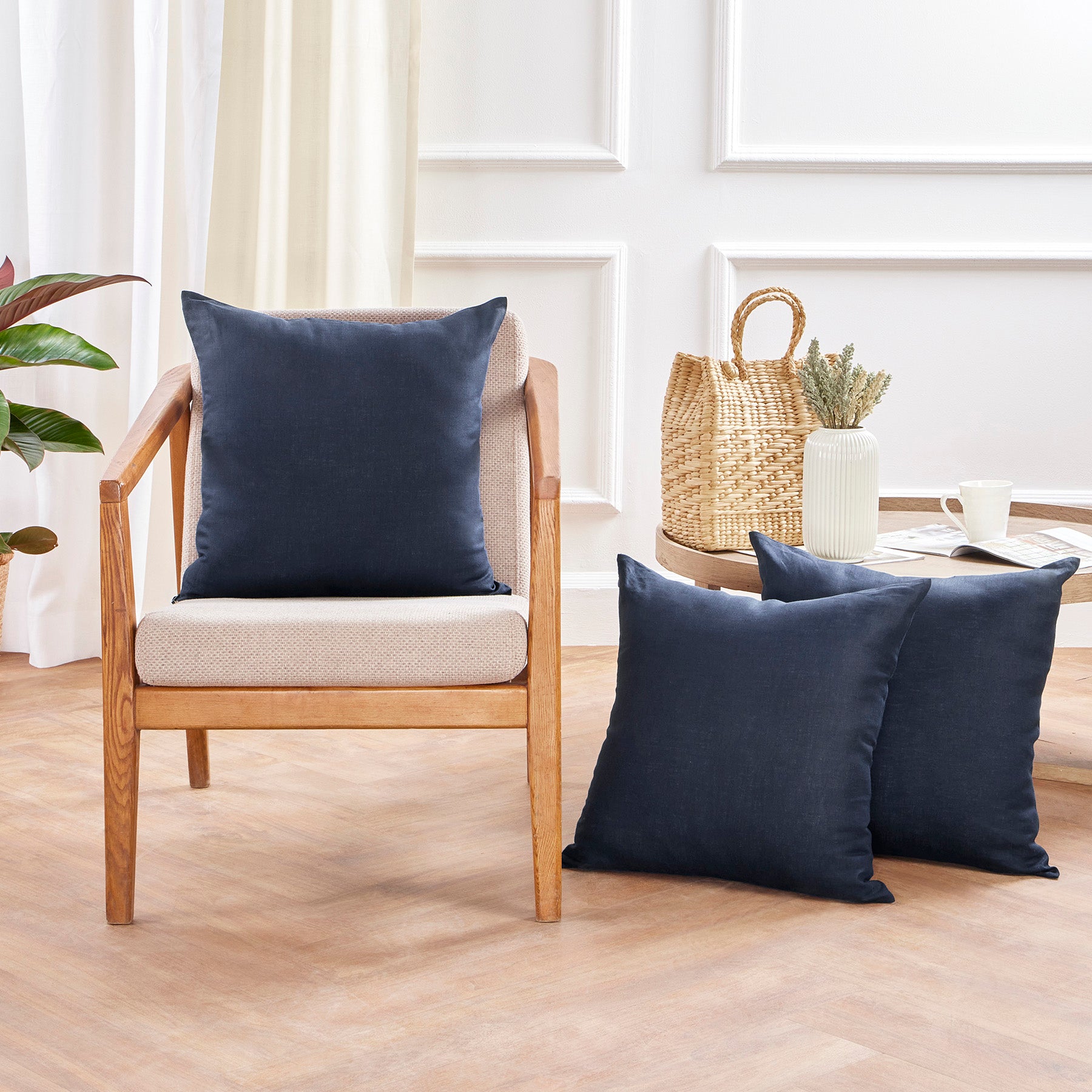 Montauk Pillow Cover - Soft & Stylish Decorative Pillow Case for Couch, Bed, Sofa - Perfect for Home Decor & Living Room Accents