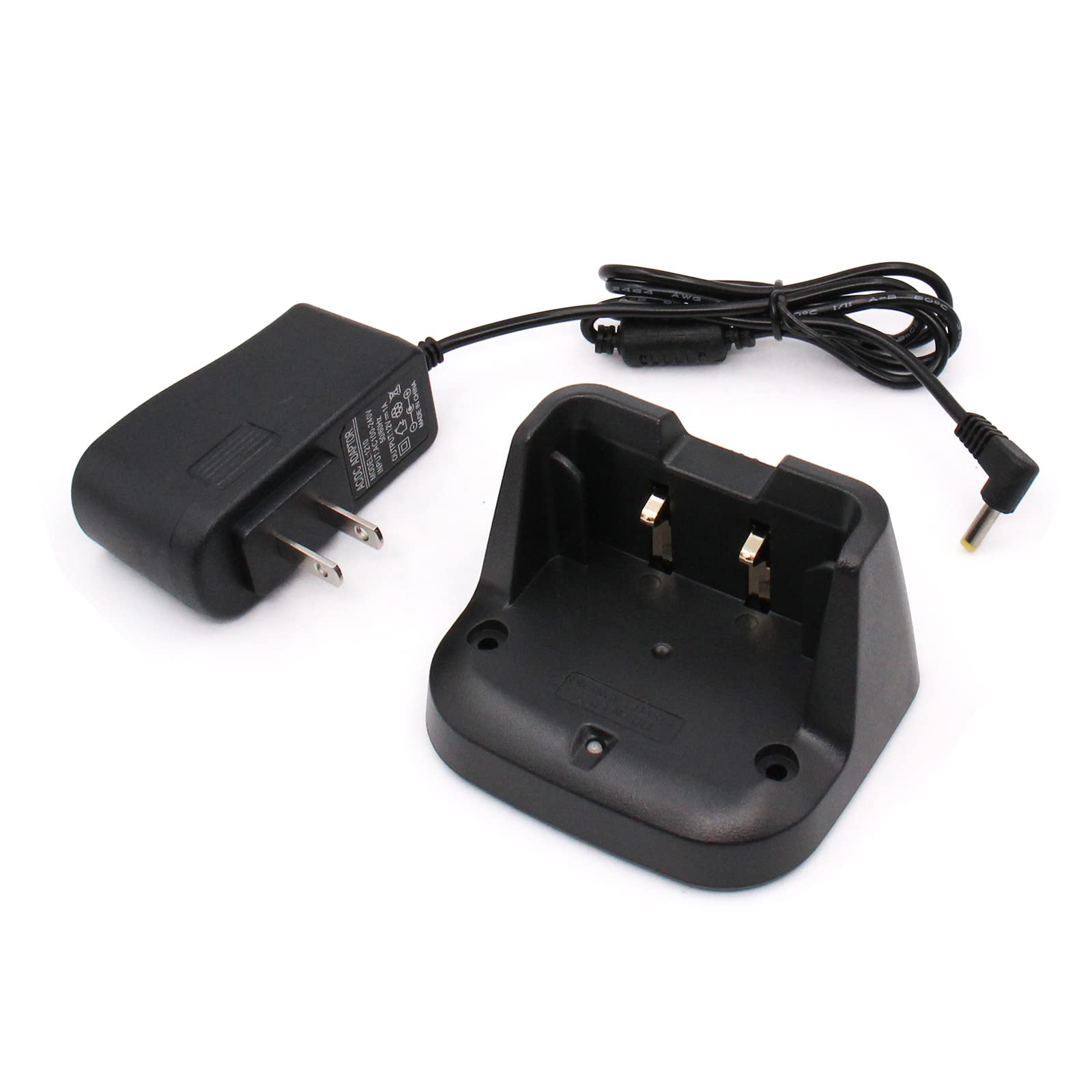 Yaesu FT-70DR FT-70D FT-70 Radio Replacement Charger - Compatible with SBR-24li Battery, Fast Desktop Charger for SBH-28 - Perfect for Ham Radio Enthusiasts & Emergency Communication