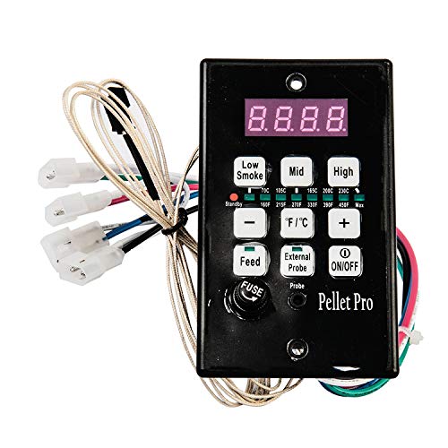 Smoke Daddy PID Pellet Grill Controller - Universal Digital Temperature Control for Traeger, Camp Chef & Other Pellet Grills - Perfect for BBQ, Smoking & Outdoor Cooking