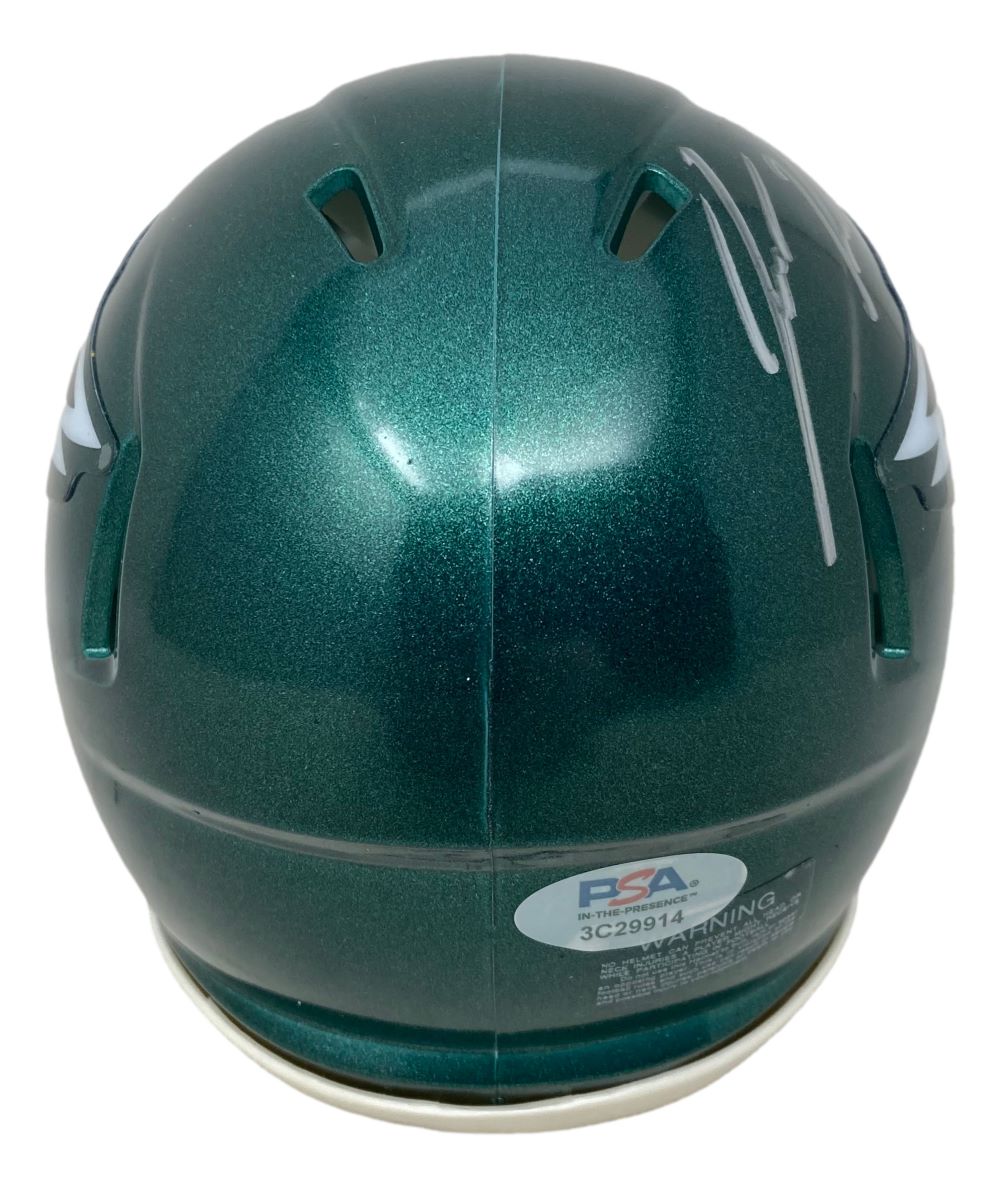 Jason Kelce Autographed Philadelphia Eagles Mini Speed Helmet with PSA ITP Hologram - Perfect for NFL Collectors & Eagles Fans Display