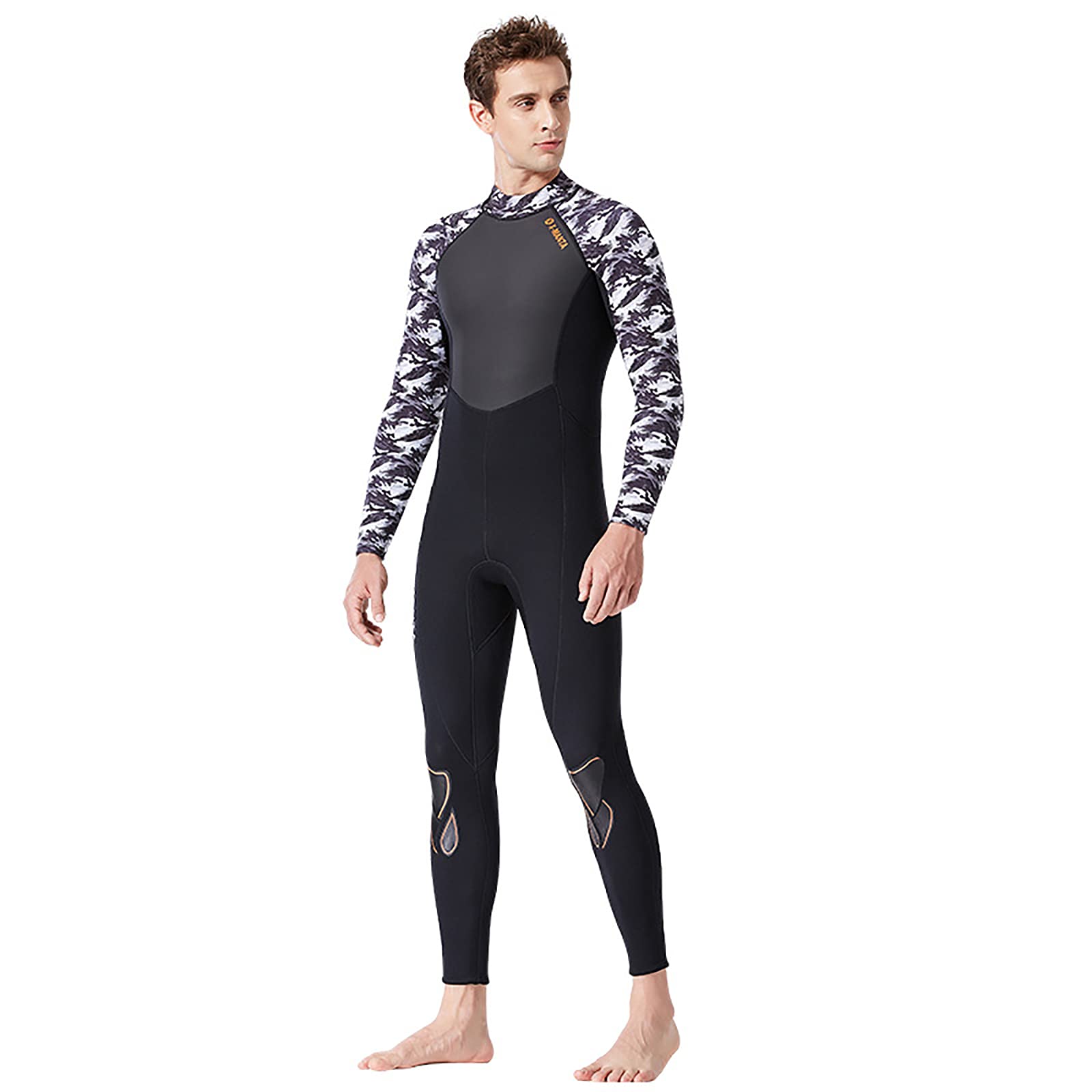 **3mm Neoprene Women's Full Wetsuit - One-Piece UV Protection Scuba Diving Suit with Back Zip, Ultra Stretch & Fashion Print for Swimming, Surfing & Water Sports**    *Perfect for scuba diving, snorkeling, surfing, paddleboarding, and other water activities in warm to cool temperatures.*
