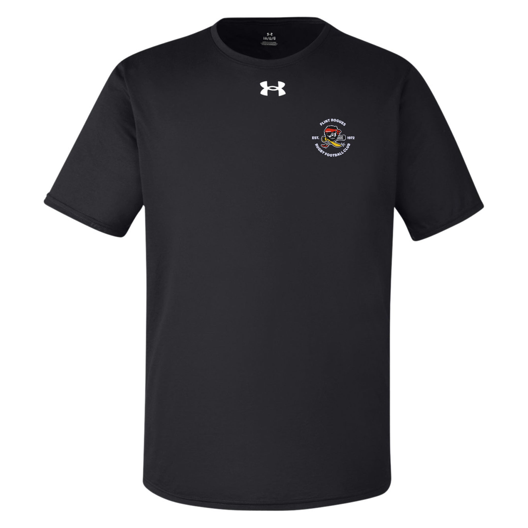 Flint Rogues RFC UA Team Tech T-Shirt - High-Performance Athletic Shirt for Rugby & Training - Comfortable & Durable for Sports & Casual Wear
