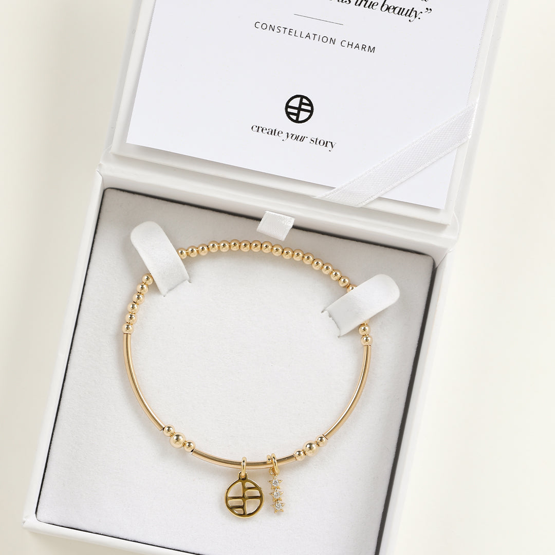 Constellation Charm Bracelet - Zodiac Star Sign Jewelry for Women - Perfect Gift for Birthday, Anniversary & Special Occasions - Wear Daily or for Celestial-Themed Events