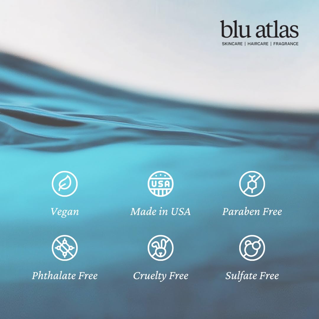 Blu Atlas Bountiful Cologne for Men - 1.4 oz/100 ml Vegan Eau de Parfum | Refreshing & Sophisticated Fragrance | Perfect for Date Nights, Office Wear & Special Occasions