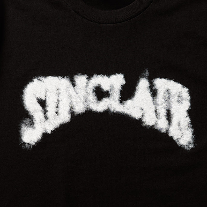 Sinclair Cloud Tee - Soft Cotton T-Shirt for Men & Women | Comfortable Everyday Wear | Black | Perfect for Casual Outfits, Lounge & Travel