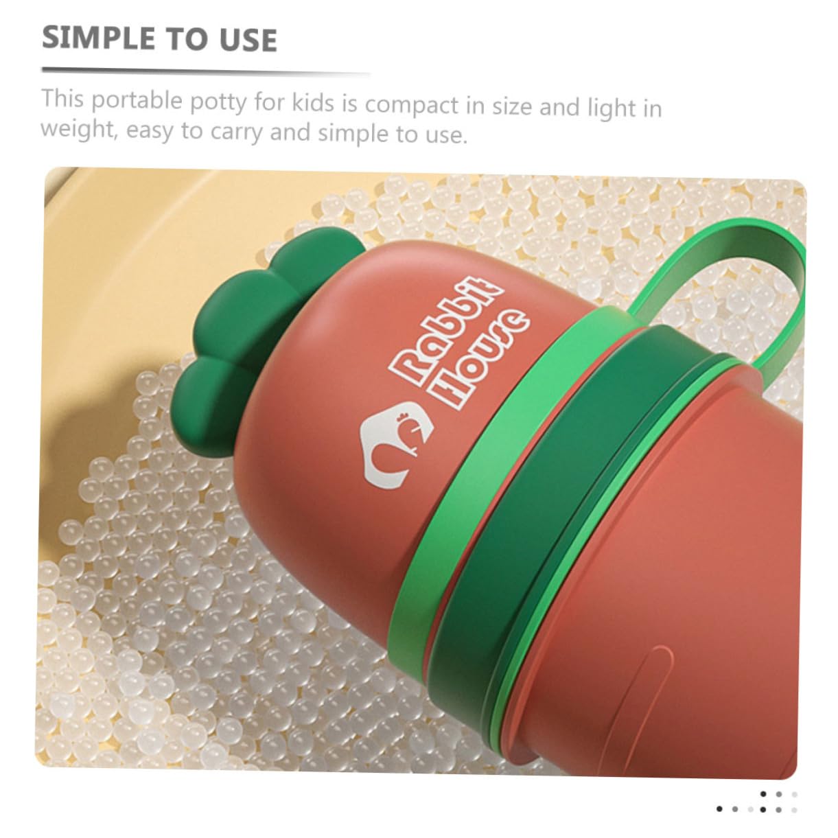 FAVOMOTO Kids Travel Potty - Portable Urinal for Boys & Girls, Lightweight PP Chamber Pot for Toddlers - Perfect for Car, Camping & Outdoor Adventures